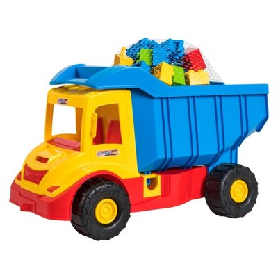Wader 39221 - Multi truck вантажівка з конструктором для малюків