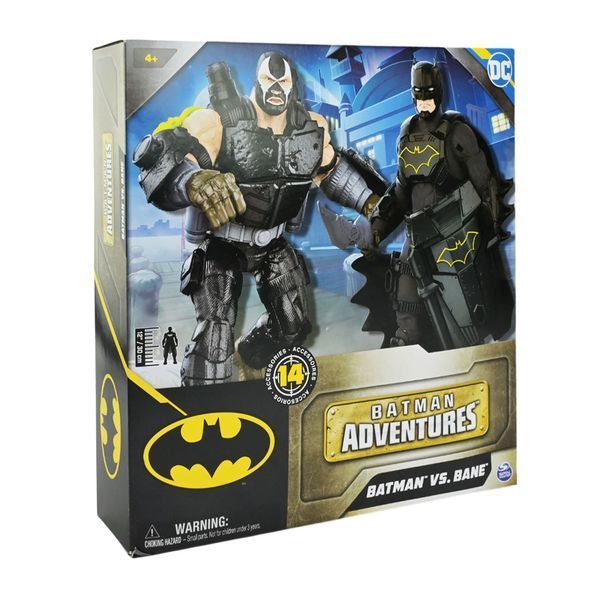 Spin Master 6069225 - Колекційна фігурка супергерой Бетмен і Бейн (Batman vs Bane) 30см, набір фігурки Ліга Справедливості DC