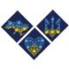 Картина за номерами - стилізація українського герба у національних кольорах та символах (автор Катерина Терещенко) KHO5047 фото 2
