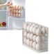 Органайзер лоток для яиц в холодильник на 3 яруса - контейнер для хранения яиц 30 штук R30902 фото 1