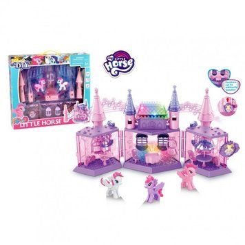 TY111-2B - Игровой набор Замок Домик Литл Пони (my Litle Pony)&nbsp;музыка, фигурки пони, мебель, аксессуары