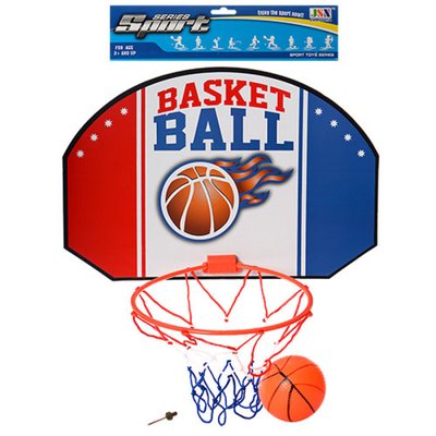 Набор для игры в баскетбол (мяч, кольцо, щит) M 2692