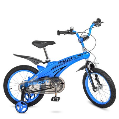 Profi LMG16125 - Детский двухколесный велосипед для мальчика PROFI 16 дюймов синий Projective LMG16125