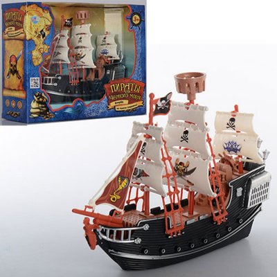 0512 - Пиратский корабль 26 см, игровой набор пиратов, 0512