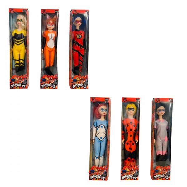 Ledi 6 - Кукла Леди Баг и Супер Кот набор 6 кукол (высота 30 см) из мультсериала