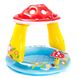 Детский надувной бассейн для малышей Гриб с навесом 102 х 89 см intex 57114 фото 2
