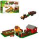 Детский игровой набор Ферма сборная, трактор с прицепом 20 см (металл), машинка, фигурки PT 421 PT 419 фото 1