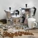 Кавоварка гейзерна велика на 450 мл - 9 порцій кави на компанію, для будь-якої плити TD00436 фото 2