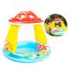 Дитячий надувний басейн для малюків Гриб з навісом 102 х 89 см 57114 фото 1
