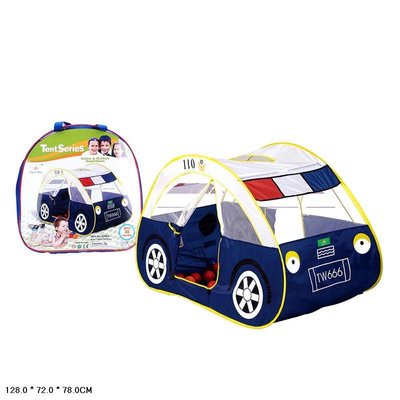 5008 palatka - Палатка детская игровая машина Полиция, размер 128 х 72 х 78 см.