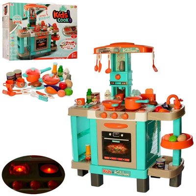 2087 - Детская игрушка кухня - большой игровой набор с посудкой и аксессуарами