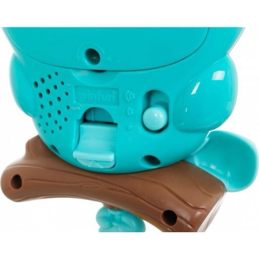 WinFun 720010 - Музична мобілька карусель для ліжка малюка, м'які іграшки, різні мелодії, звуки природи, світло