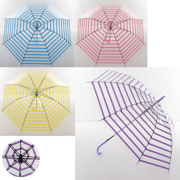 Зонт - трость, диаметр 93 см, прозрачный, MK 3624 1030070139 фото товара