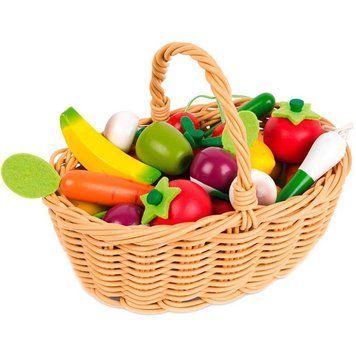 J05620 - Большой игровой набор продукты в корзинке