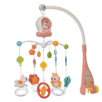 Limo Toy HE0311-0312 - Карусель Мобиль на кроватку для малыша музыкальная, свет, мелодии, игрушки погремушки