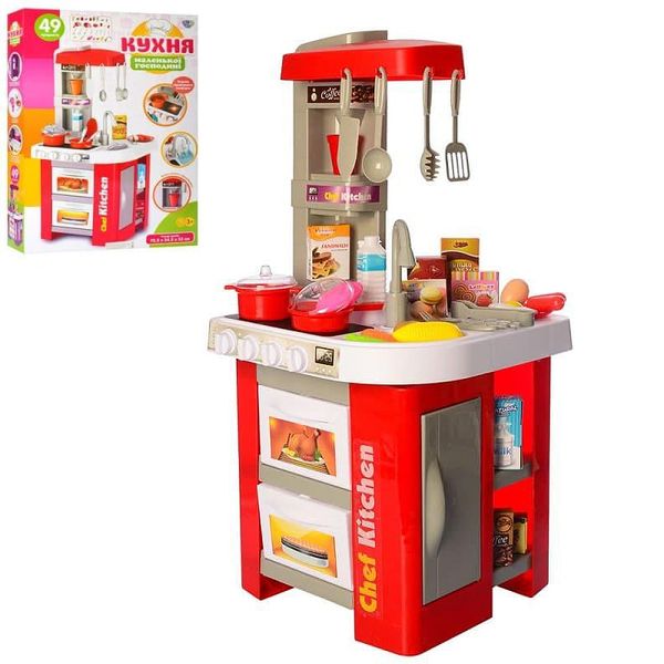 Limo Toy 922-48A - Дитяча іграшкова кухня, великий набір, у раковині ллється вода