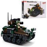 Sluban M38-B0750 - Конструктор Військовий Армія - Модель танк на 245 деталей