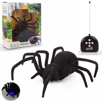 779, KI-3021 - Павук іграшка Чорна вдова 29 см на радіокеруванні, світло