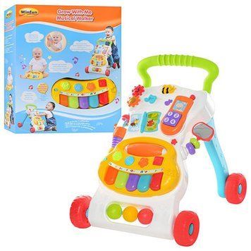 WinFun 0804 NL - Ігровий центр Каталка - Ходунки WinFun, музика, світло, розвиваюча музична іграшка, 0804 NL