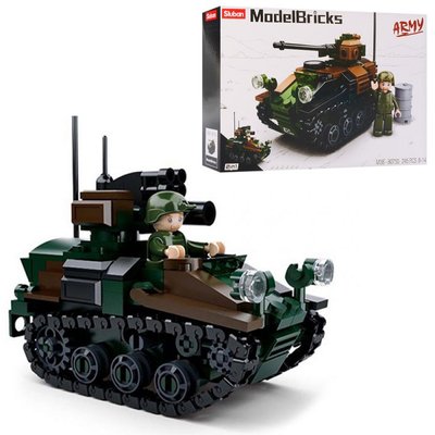 Конструктор Військовий Армія - Модель танк на 245 деталей M38-B0750