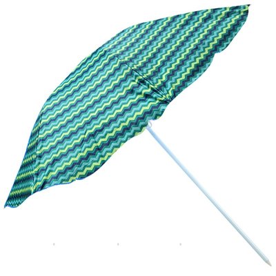 MH-0042 - Пляжный зонтик - волны, 2,4 м в диаметре, MH-0042