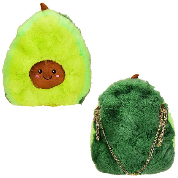 Сумка - рюкзак Авокадо, М'яка іграшка подушка Авокадо плюш. 1342589914 фото товару