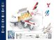 Игровой набор - самолет с элементами конструктора, на шурупах, световые и звуковые эффекты YW9089 фото 2