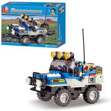 Sluban M38-B0131 - Конструктор Позашляховики, позашляховик джип, фігурки, 154 деталі