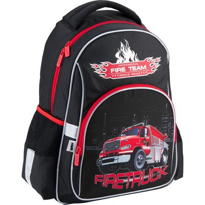 K18-513S - Ранец (рюкзак) школьный для мальчика - Машина, 513 Firetruck K18-513S Kite