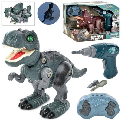 RS036-1-2 - Динозавр 2 в 1 - конструктор на шурупах та радіокерована іграшка