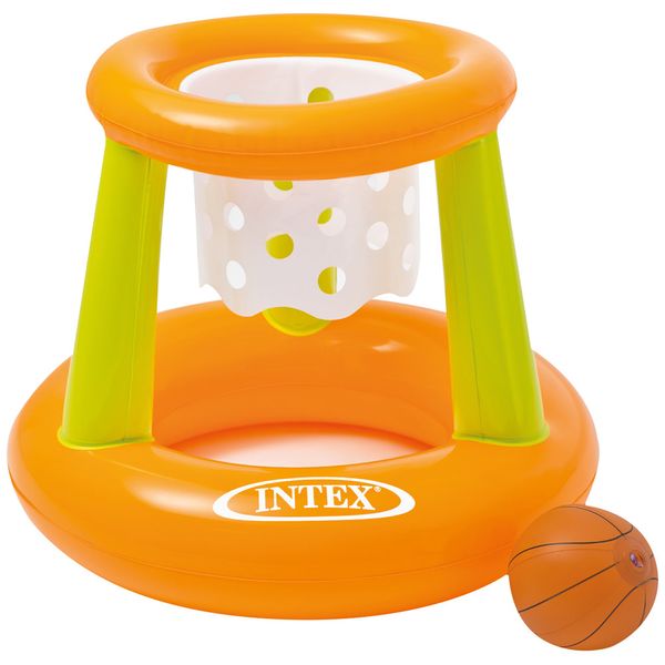Intex 58504 - Детский надувной набор для игры в баскетбол на воде, 58504