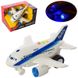 Іграшка Літак модель 20 см інерційний, звук, світло 2156, 2155 фото 1