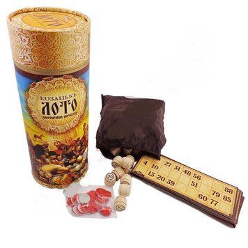 Danko Toys G48-T - Лото большое Козацкое в тубусе, настольная игра лото