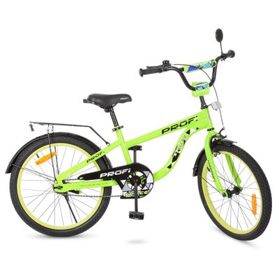 Profi T20153 - Дитячий двоколісний велосипед салатовий PROFI 20 дюймів, Space T20153