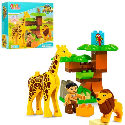 Конструктор для малюків Зоопарк, фігурки тварини, 26 деталей 5289