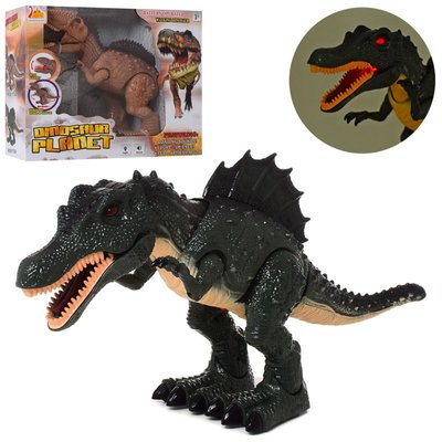 Іграшка динозавр великий 50 см ходить, звукові та світлові ефекти, Dino World, Тварини динозавр RS6177A-8А RS6177A-8А