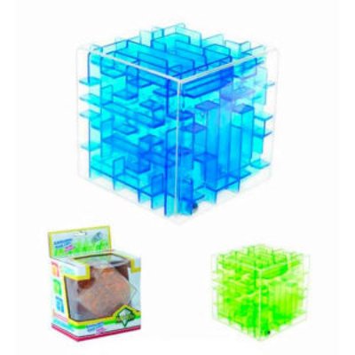 HM1601A - Головоломка - прозрачный куб - лабиринт, HM1601A