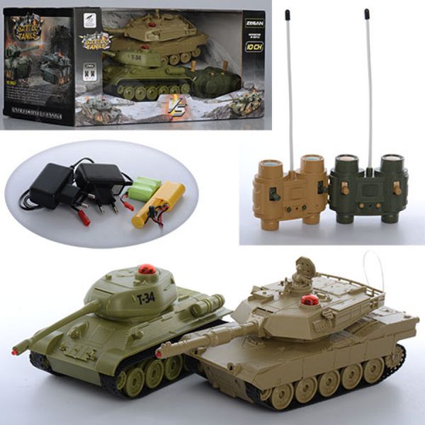33821 - Набір Танковий бій на радіокеруванні, іграшка танк на радіокеруванні, 33821