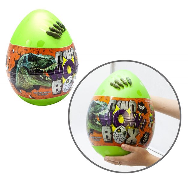 Danko Toys DWB-01-01 - Величезне Яйце сюрприз Динозавр для хлопчика зелене або помаранчеве Dino WOW Box