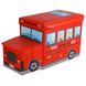 Корзина (органайзер) для игрушек - пуфик Школьный автобус (микс цветов) 2 в 1, BT-TB-0011 BT-TB-0011 фото 2