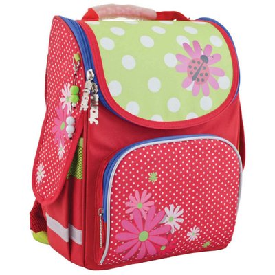 553334 - Ранец (рюкзак) - каркасный школьный для девочки розовый - Леди Баг, PG-11 Ladybug, Smart 553334