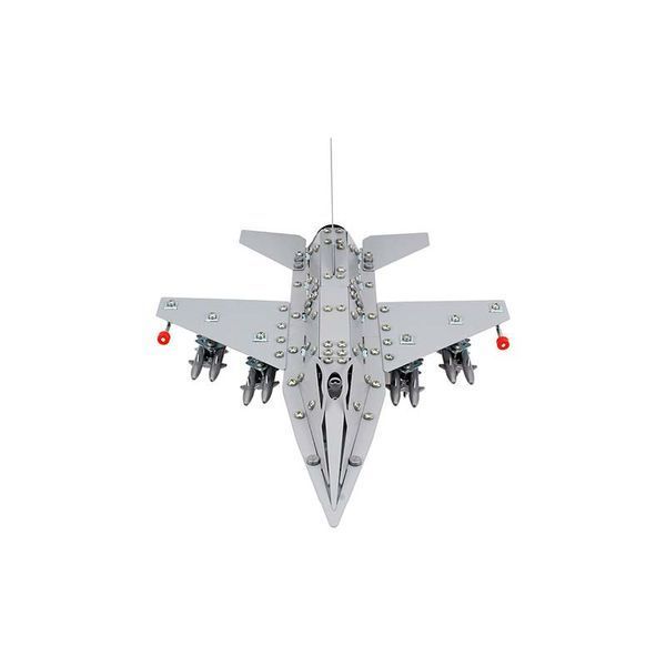 Технок 9598 - Конструктор металлический самолет истребитель F-16 на 430 дет - воздушный транспорт