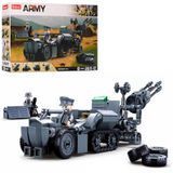 Sluban M38-B0681 - Конструктор військова серія Армія - Військова машина Зона битв, 368 деталей