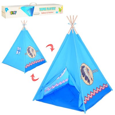 M 5496 - Палатка детская игровая палатка домик - Вигвам 120-120-150 см, M 5496 
