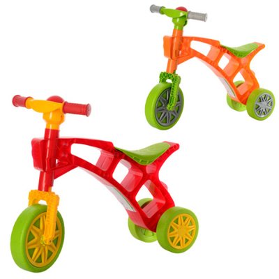 Технок 3220 - Ролоцикл (пластиковий біговел для малюків) транспорт для катання, з 3 колесами