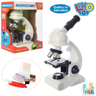 Limo Toy 0010, C2129 - Дитячий навчальний набір - мікроскоп, аксесуари, світло
