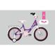 Дитячий двоколісний велосипед для дівчинки PROFI 20 дюймів (рожевий), біло-малиновий), Bloom Y2022-1 Y2022-1 фото 2