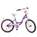 Дитячий двоколісний велосипед для дівчинки PROFI 20 дюймів (рожевий), біло-малиновий), Bloom Y2022-1 Y2022-1 фото 1