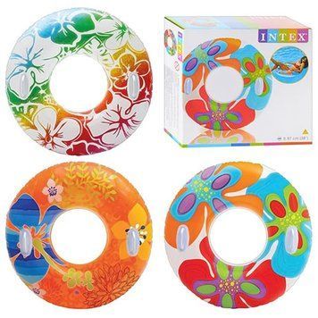 Intex 58263 - Пляжный надувной круг с ручками, Для детей от 9 лет