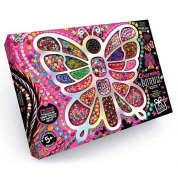 Danko Toys CHB-01-01 - Набір намистин для плетіння "Charming Butterfly"